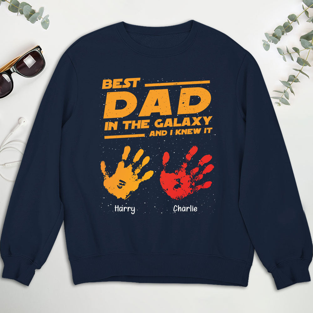 Best Dad In The Galaxy - Personalized Custom Shirt