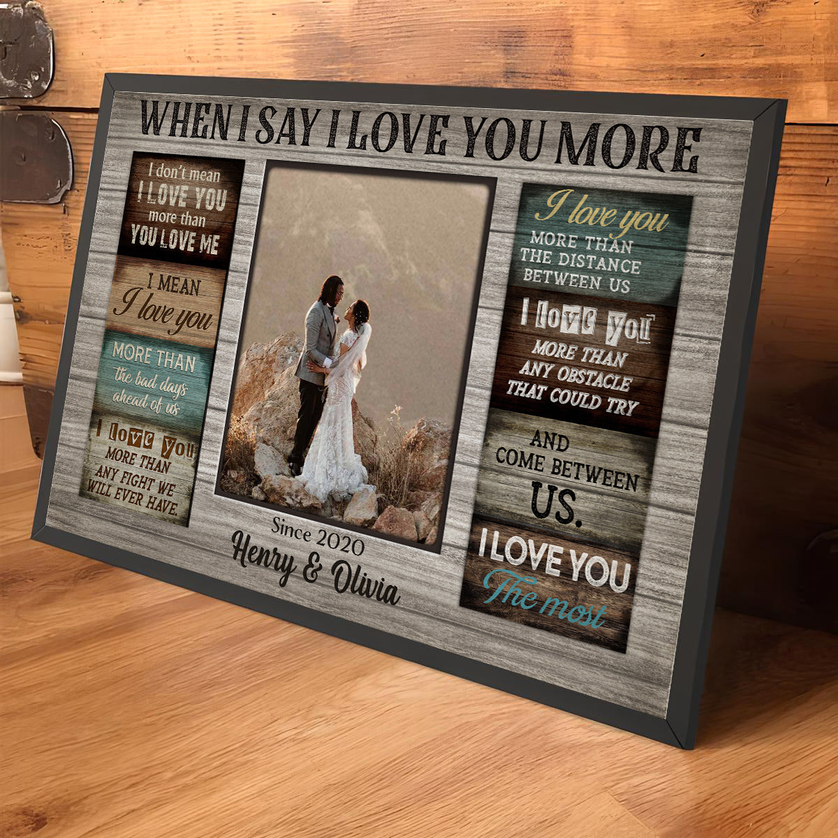 I Love You The Most - Personalized Custom Poster