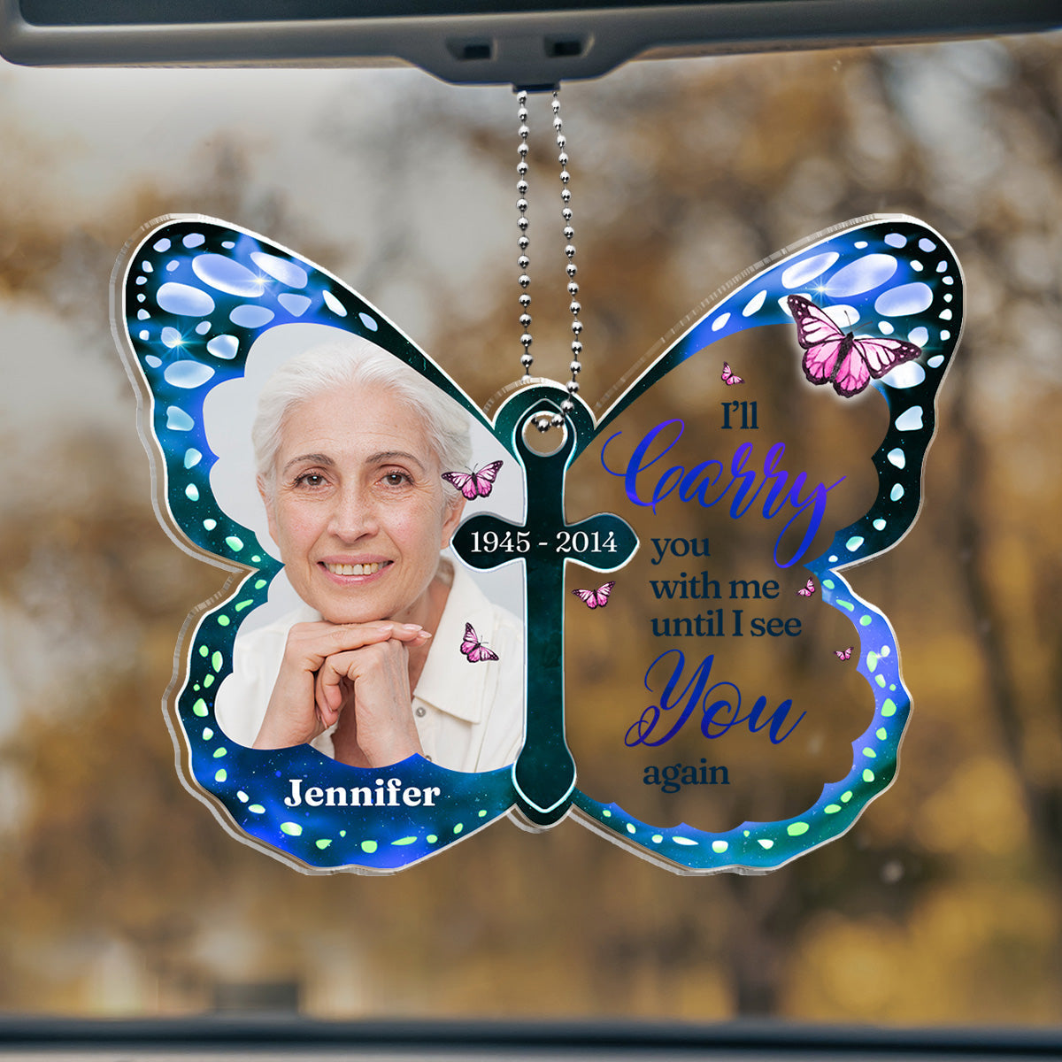See You Again - Personalized Acrylic Car Ornament