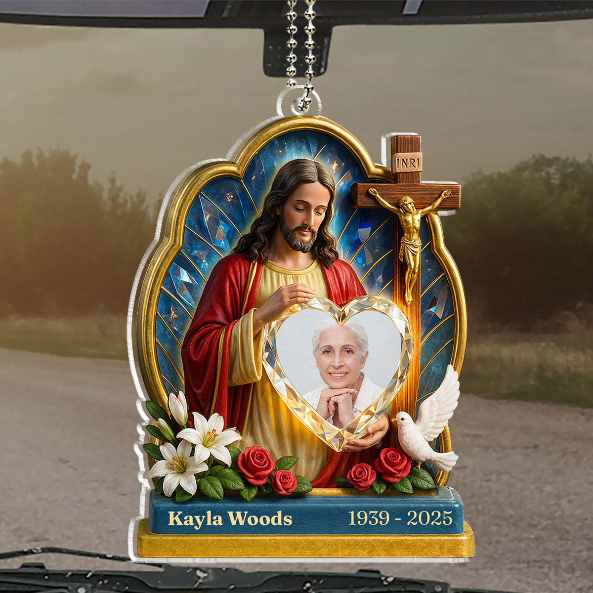 Guardian Of My Heart - Personalized Custom Car Ornament