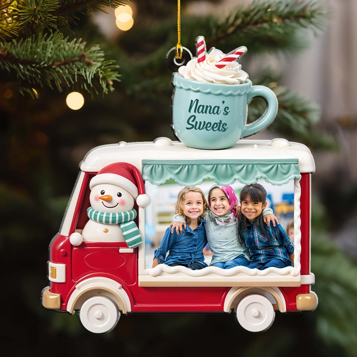 Grandma Sweet Crew - Personalized Custom Acrylic Ornament