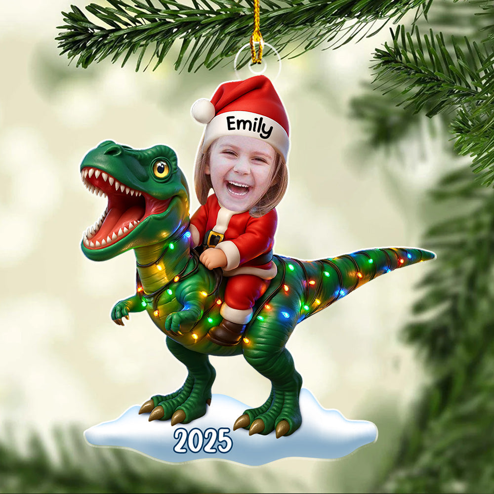 Baby Dinosaur - Personalized Custom Acrylic Ornament