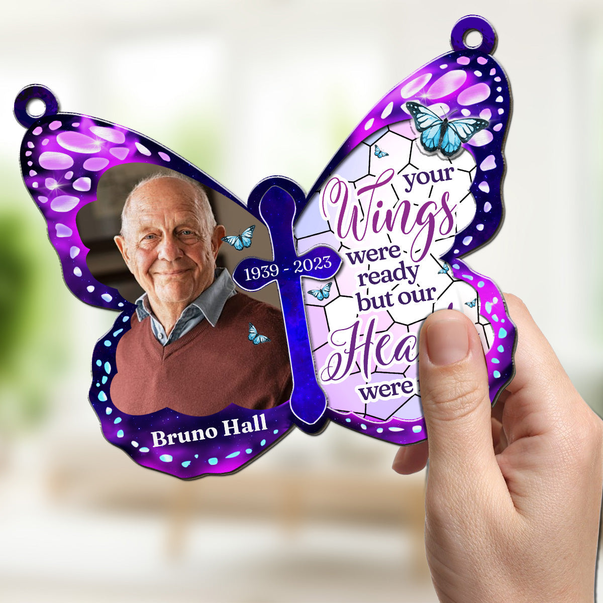 Custom Photo I Always Miss You - Personalized Custom Suncatcher