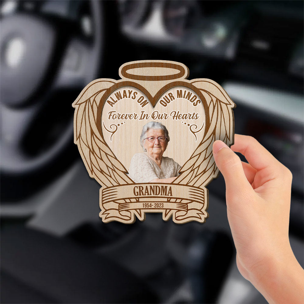Forever In My Heart - Personalized Custom Car Visor Clip