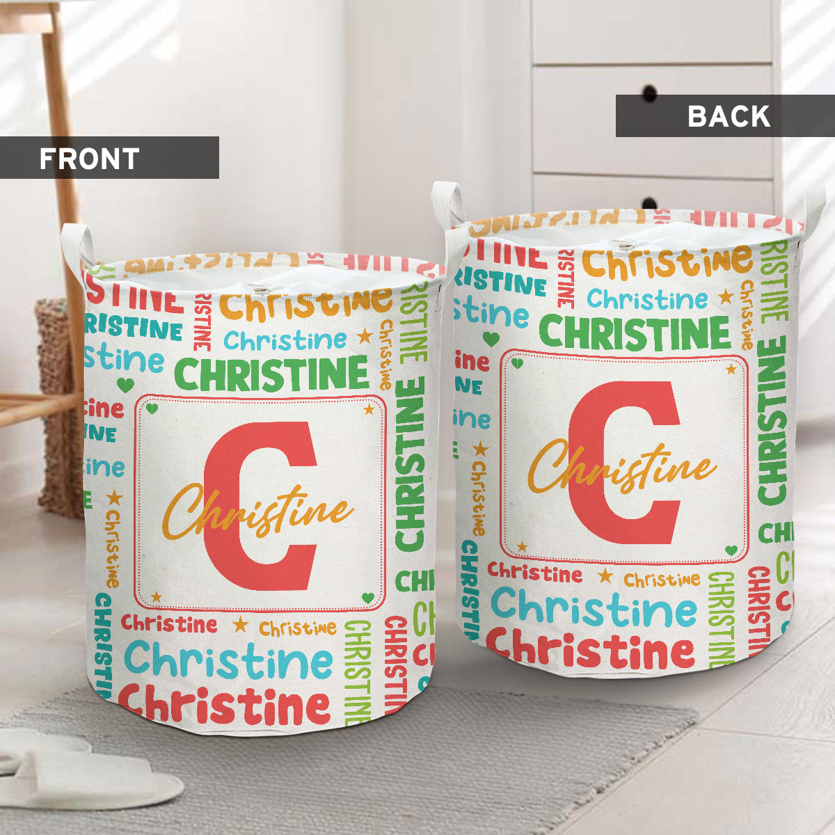Color Burst - Personalized Custom Laundry Basket