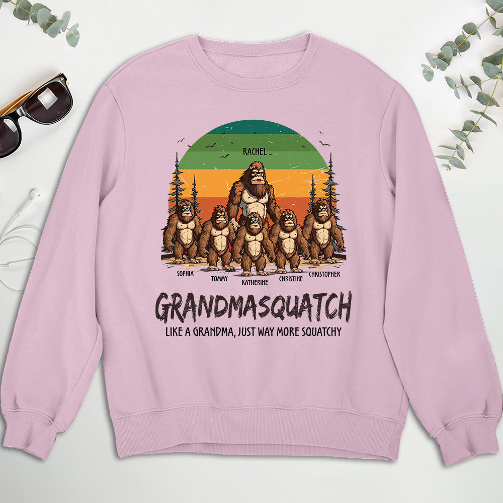 Grandpasquatch And Grandmasquatch - Personalized Custom Shirt