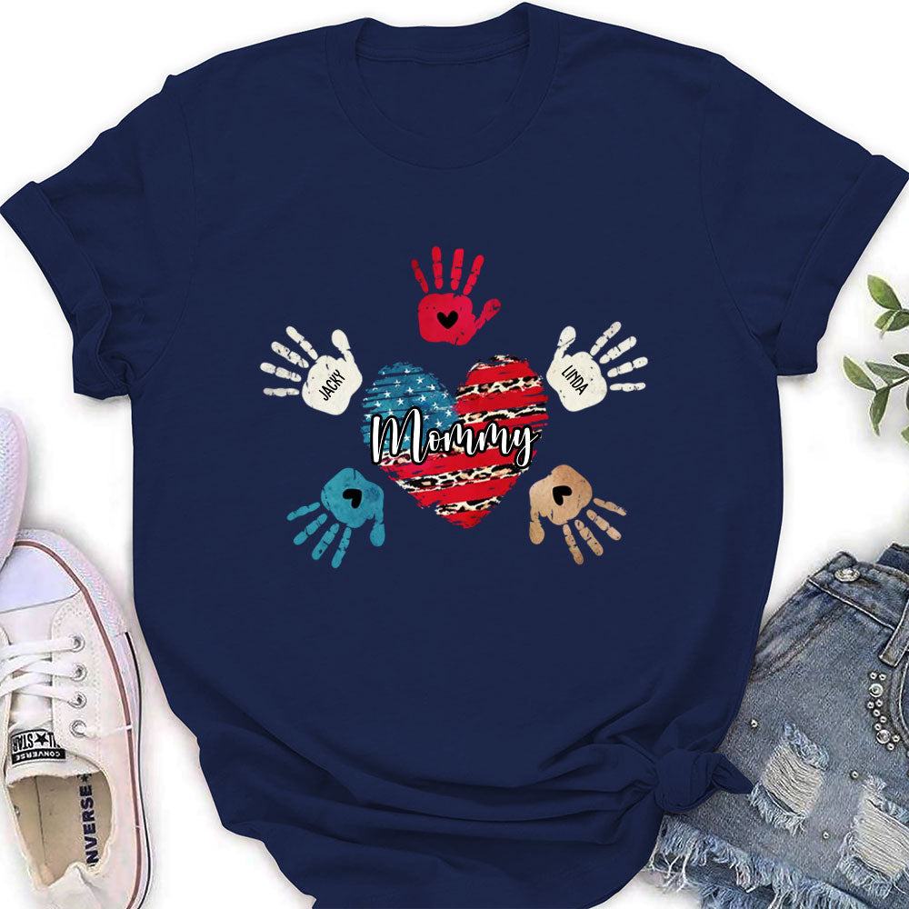 Heart And Hands - Personalized Custom Women's T-shirt
