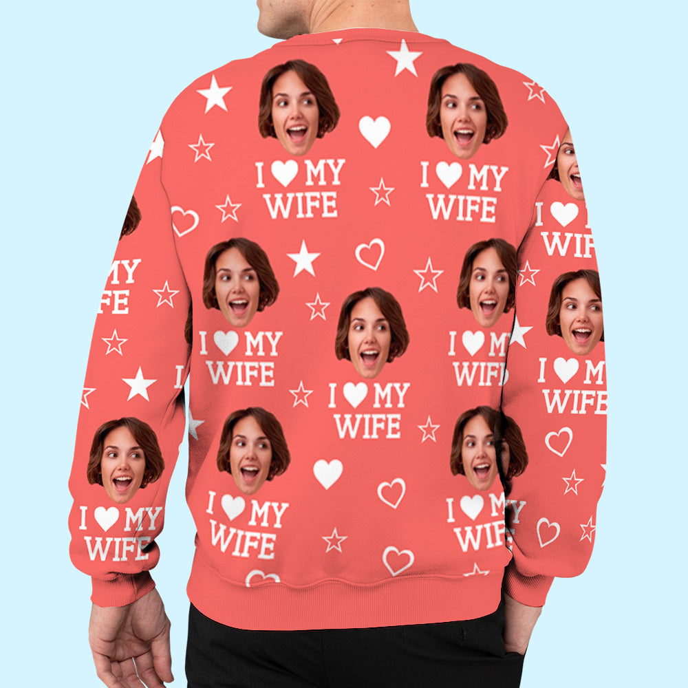 Together Is The Best Place To Be This Christmas - Personalized Custom All-Over-Print Sweatshirt