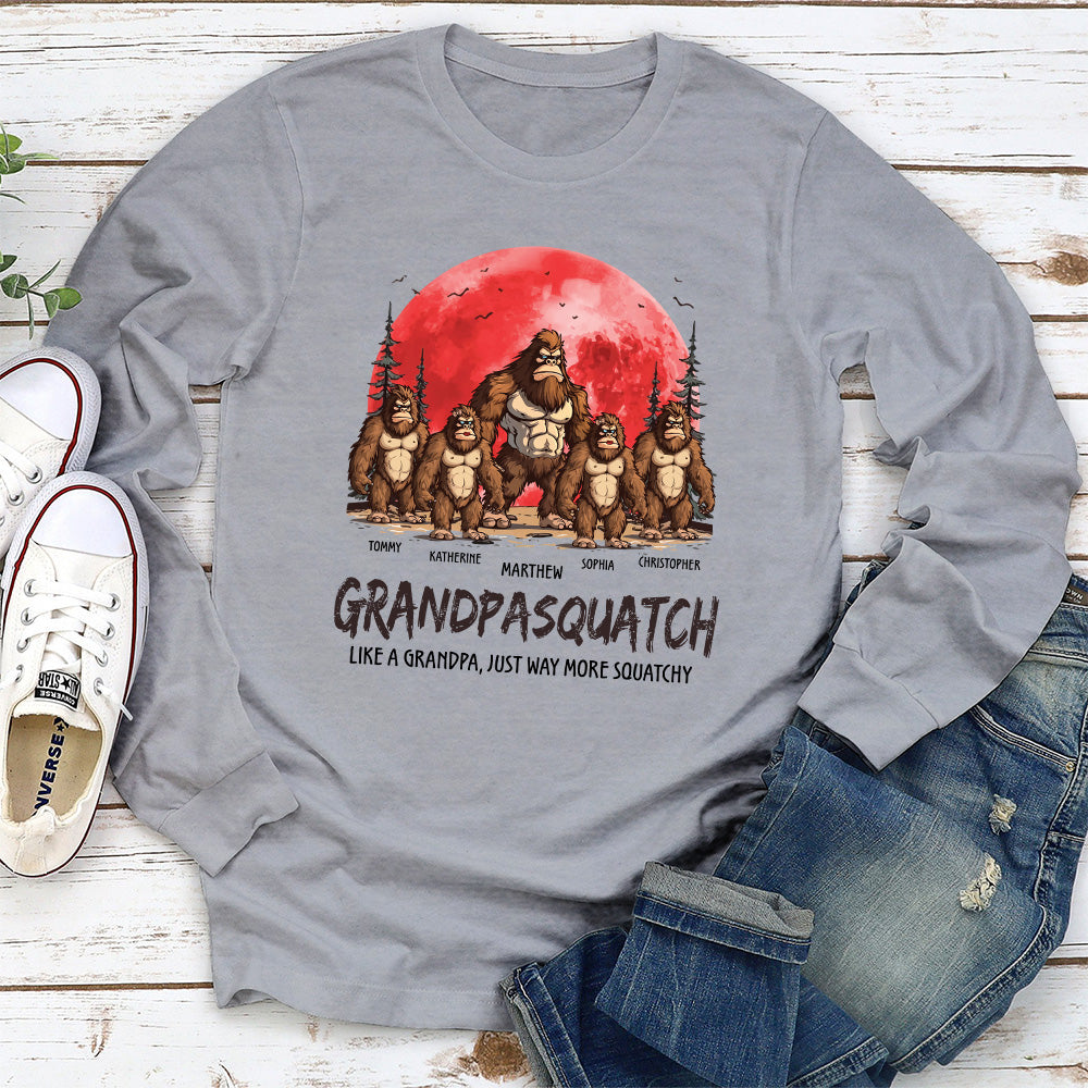 Grandpasquatch And Grandmasquatch - Personalized Custom Shirt