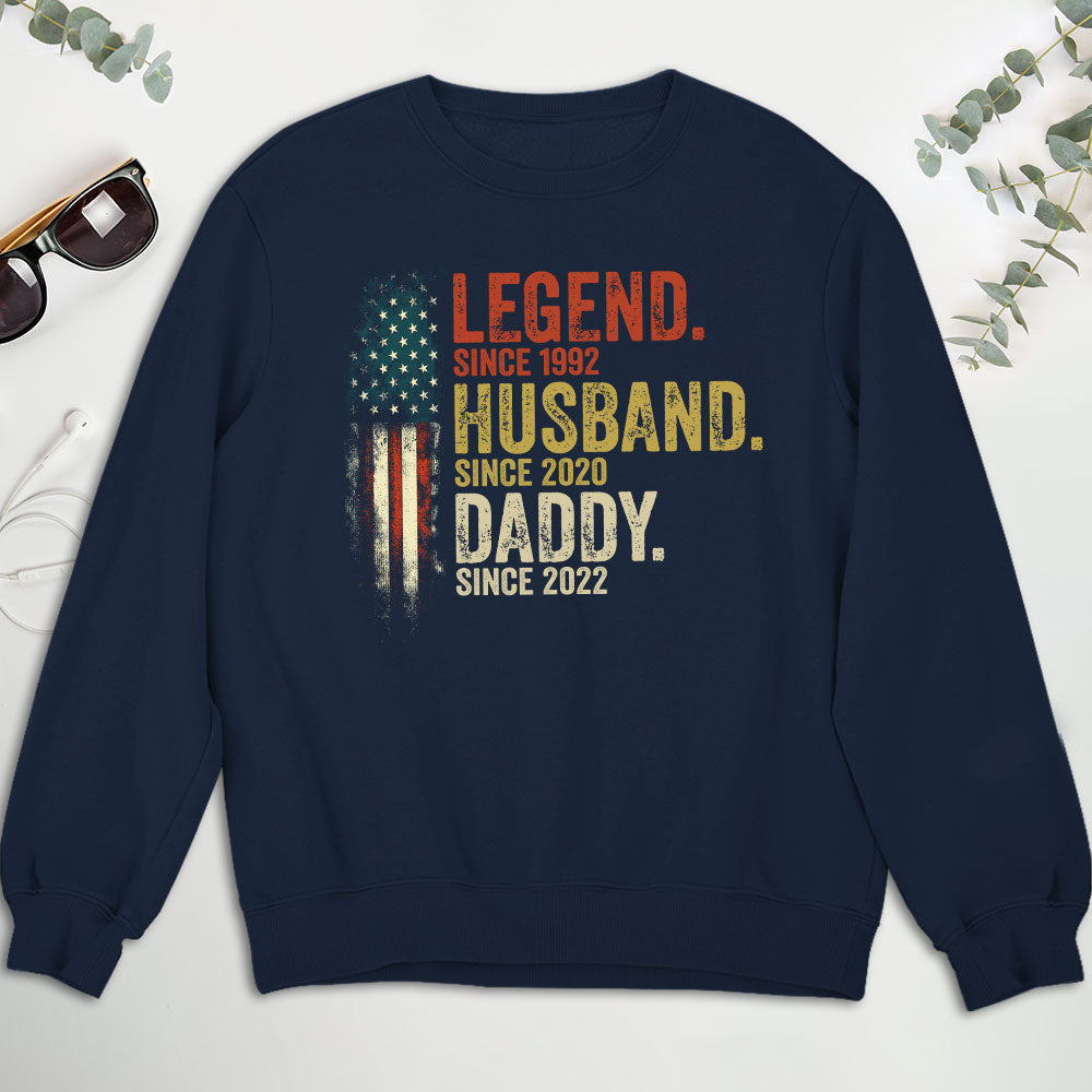 Daddy Is A Legend Version 2  - Personalized Custom Shirt