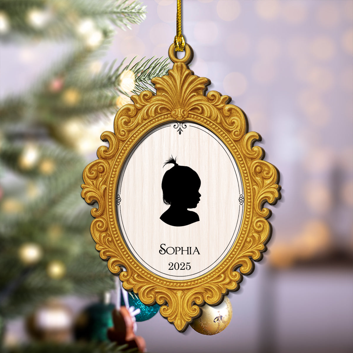 Custom Photo Baby Christmas 2025 - Personalized Custom 2-layered Wood Ornament