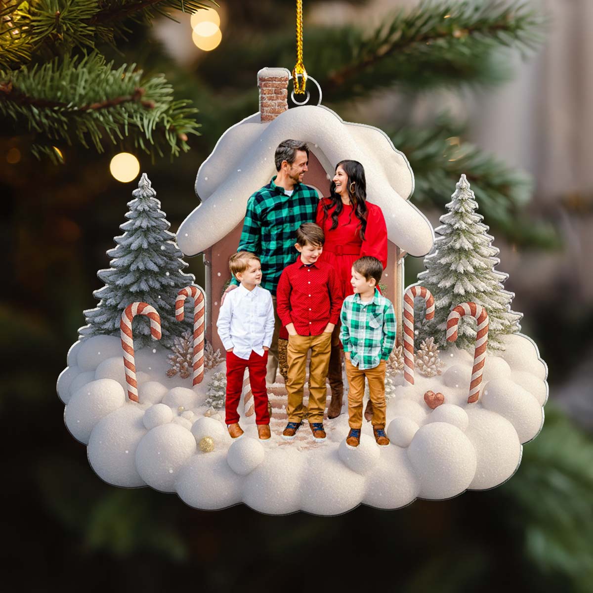 Our House Our Home - Personalized Custom Acrylic Ornament