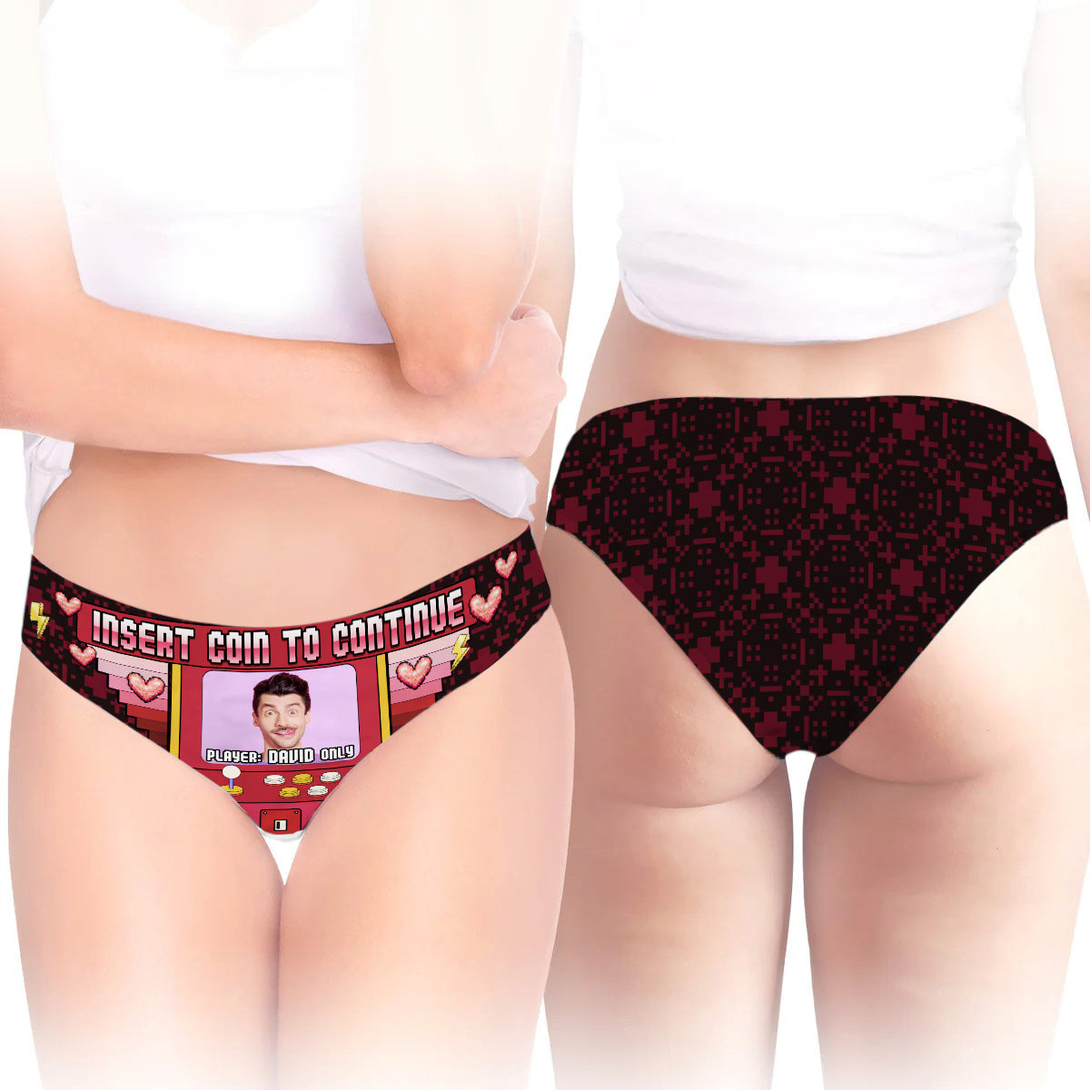 Insert Coin to Continue - Personalized Women Briefs