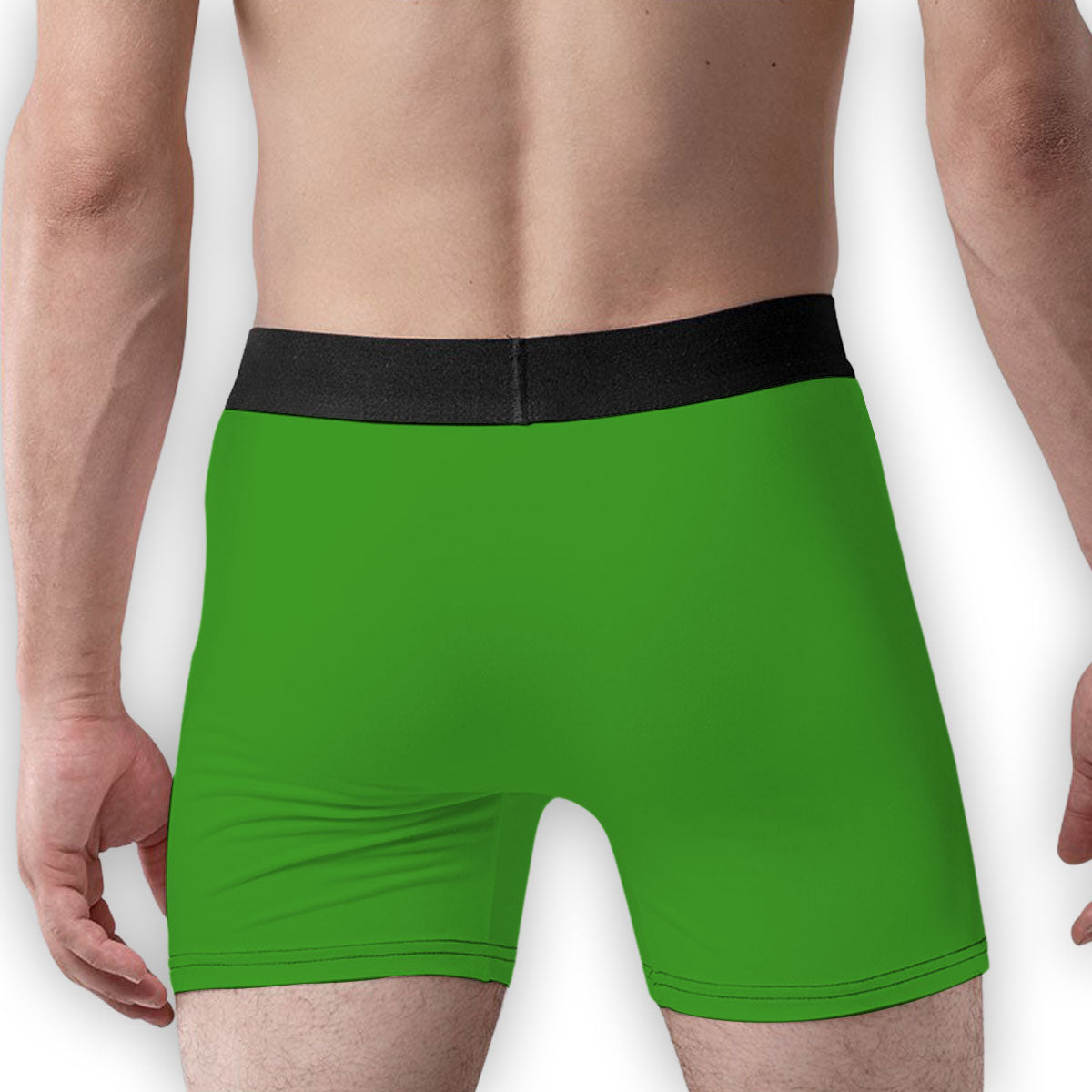 A Big Hug - Personalized Photo Men's Boxer Briefs