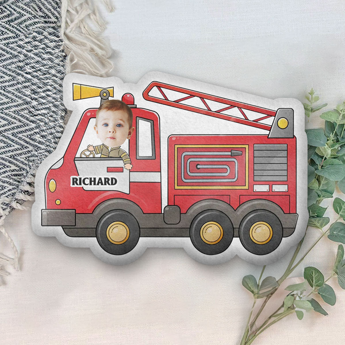 Kid Ridding Vehicle - Personalized Custom Shaped Pillow