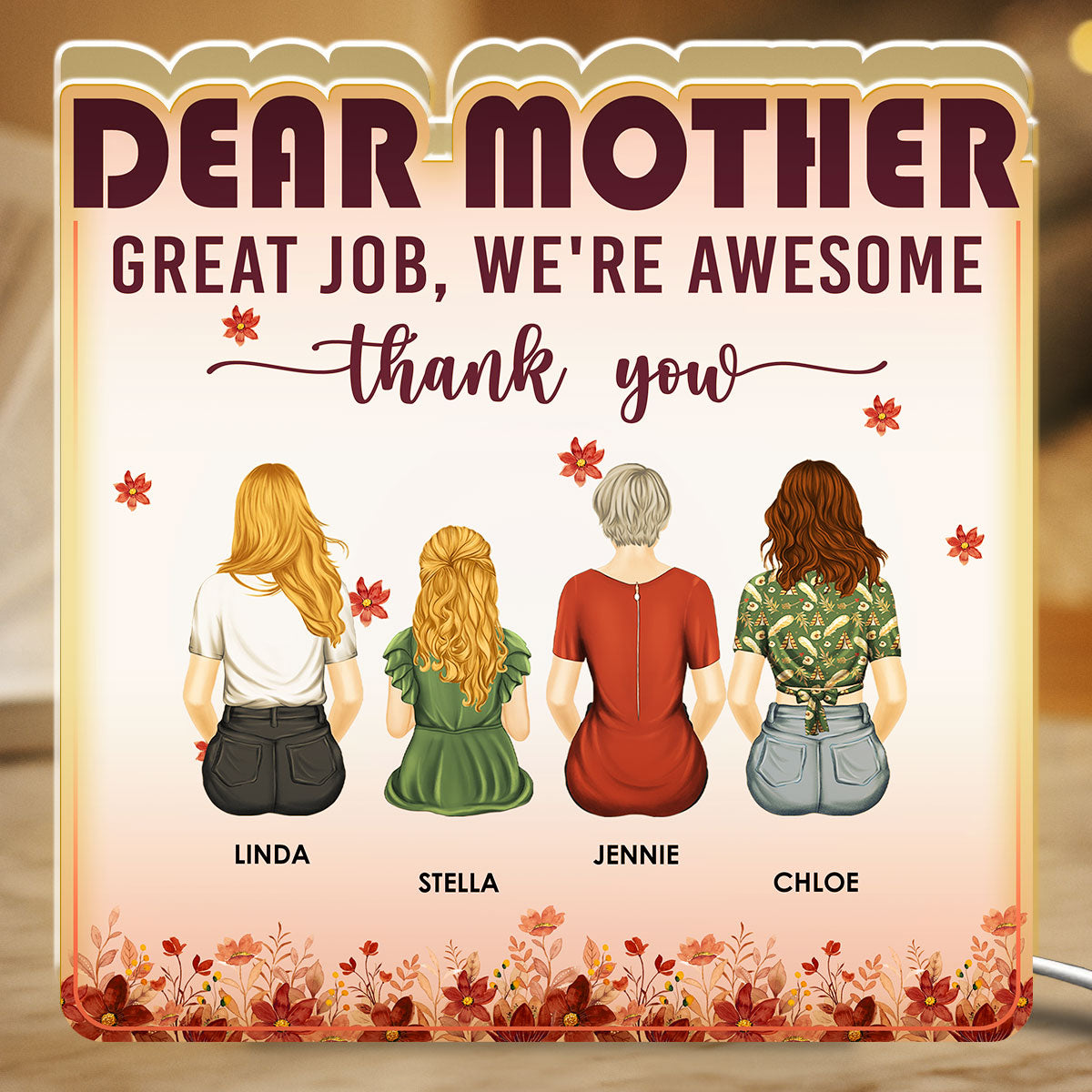 Great Job I Am Awesome - Personalized Custom Light Box