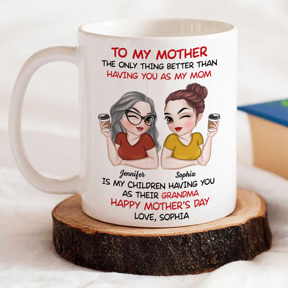To My Mother - Personalized Custom Coffee Mug
