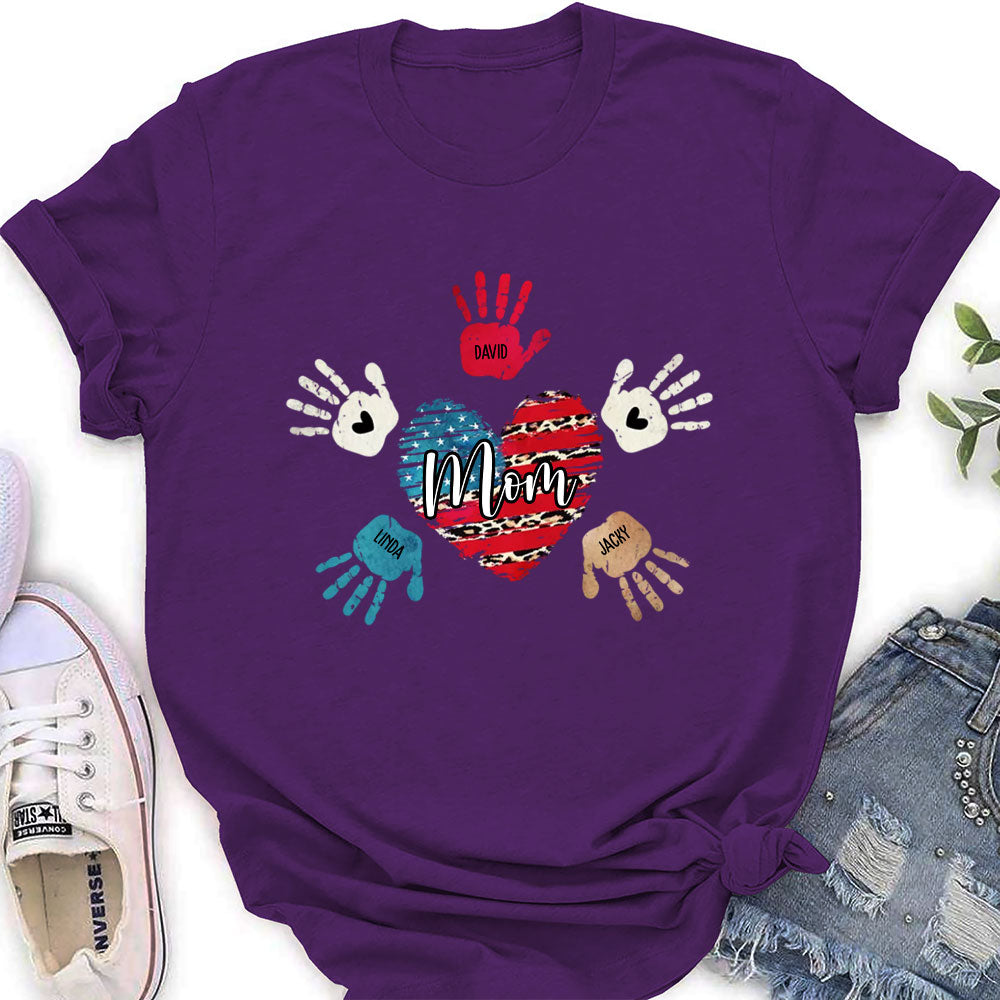 Heart And Hands - Personalized Custom Women's T-shirt