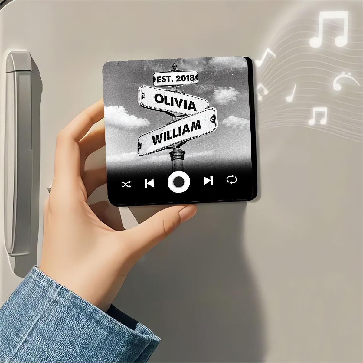 Love You Still - Personalized Custom Music Fridge Magnet