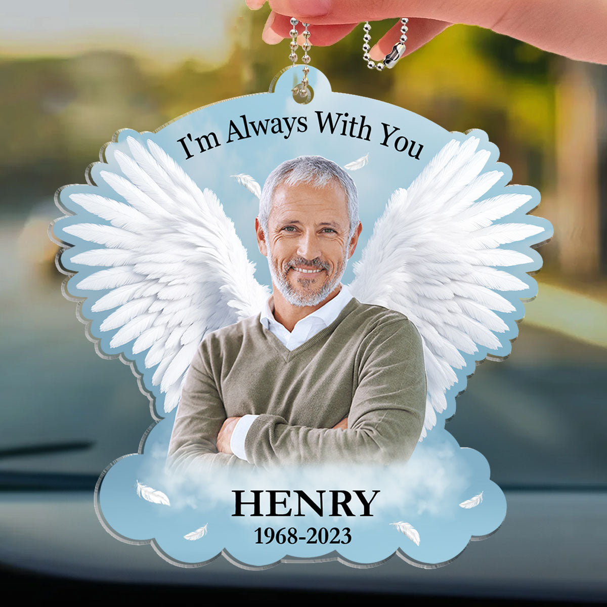Always With You - Personalized Custom Car Ornament