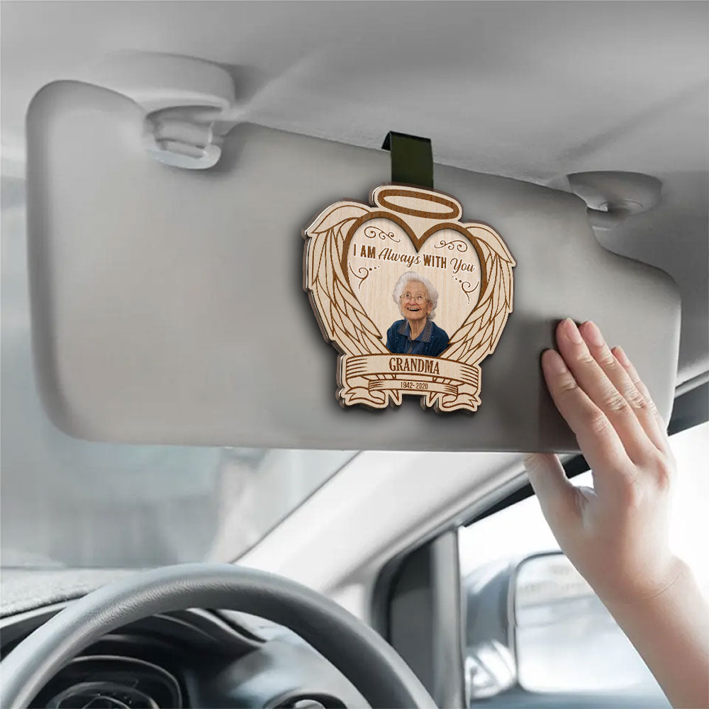 Forever In My Heart - Personalized Custom Car Visor Clip