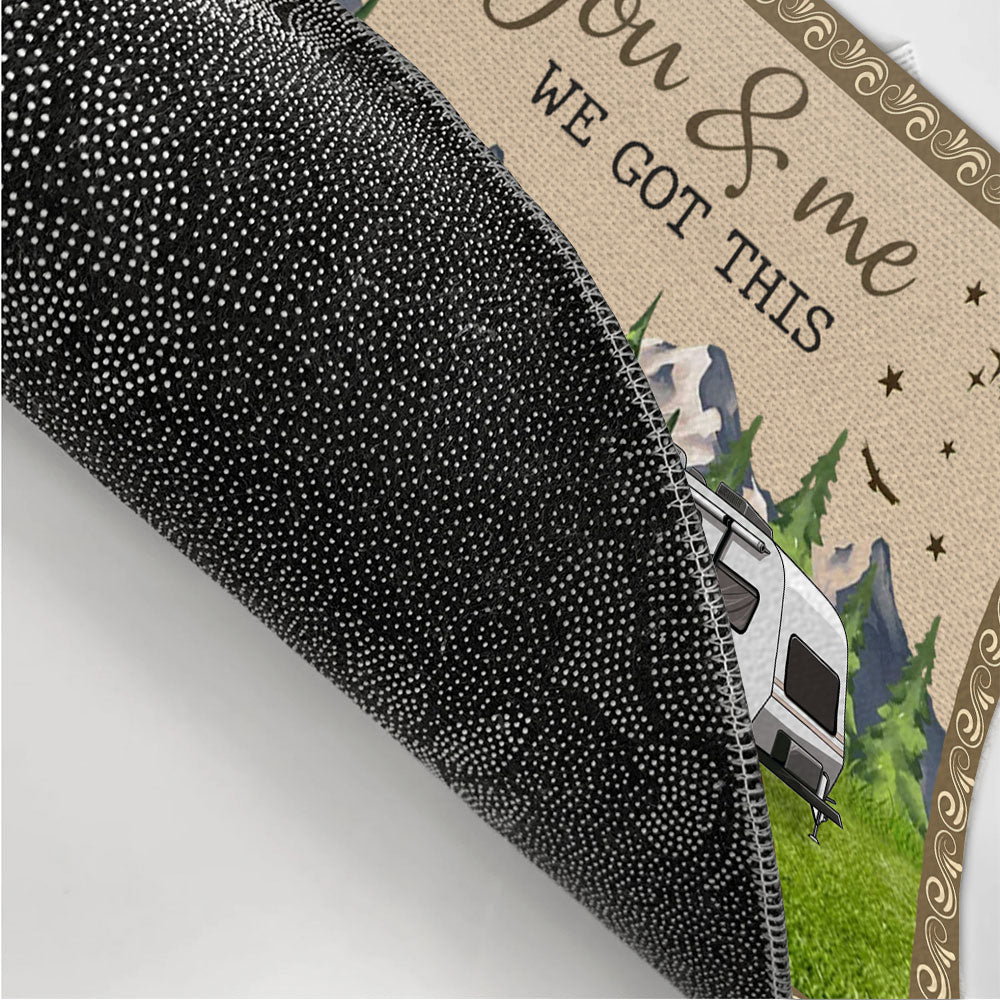 We Built A Life We Love - Personalized Custom Doormat