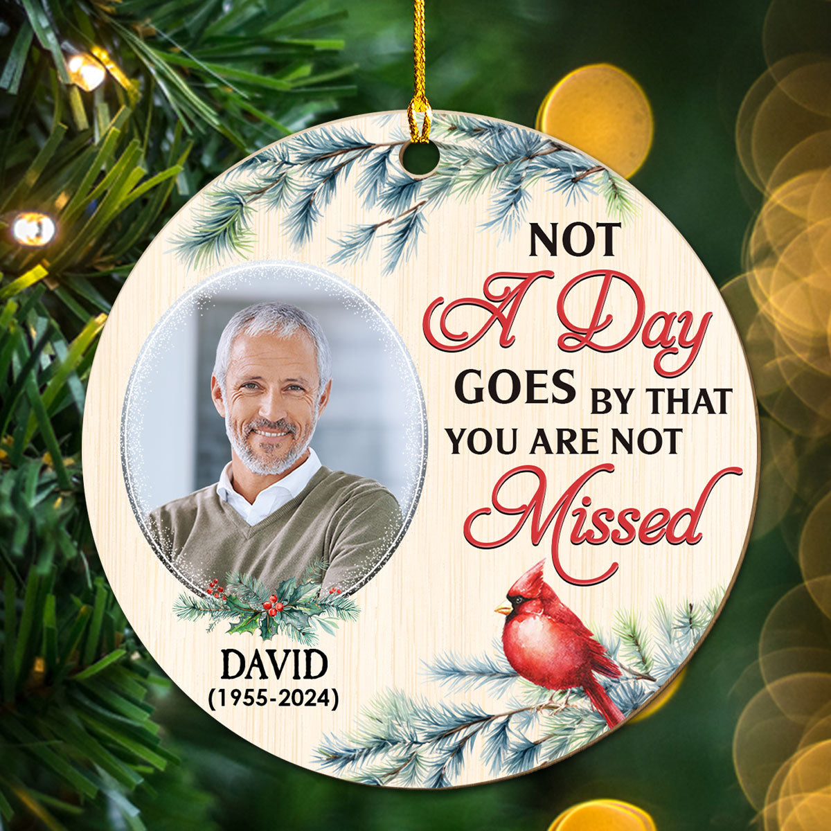 I Am Always With You - Personalized Custom Wood Ornament