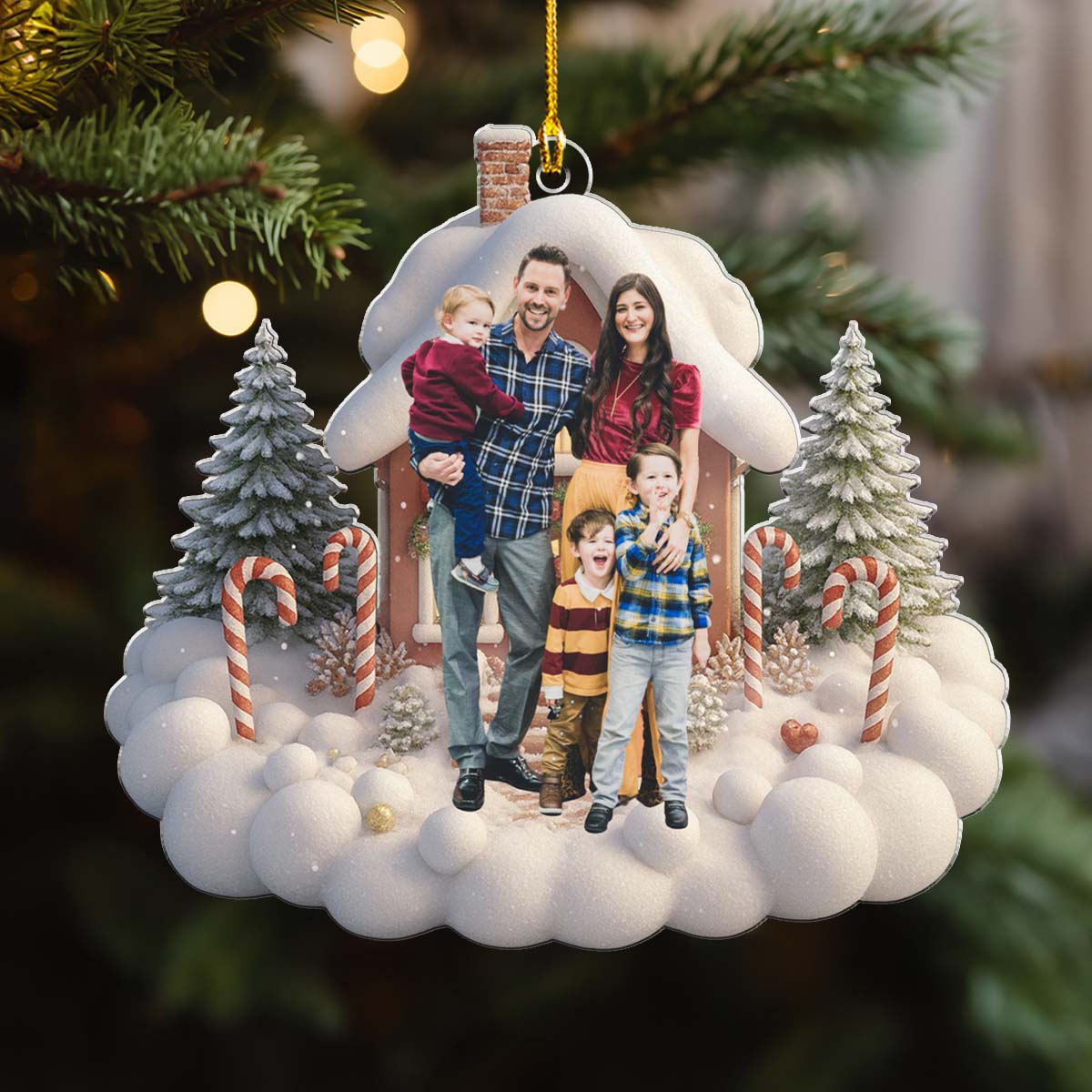 Our House Our Home - Personalized Custom Acrylic Ornament