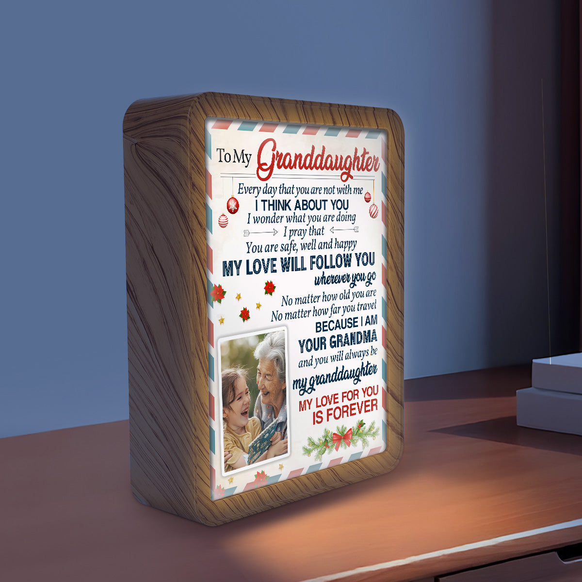 My Love Will Follow You Wherever You Go - Personalized Custom Magic Mirror