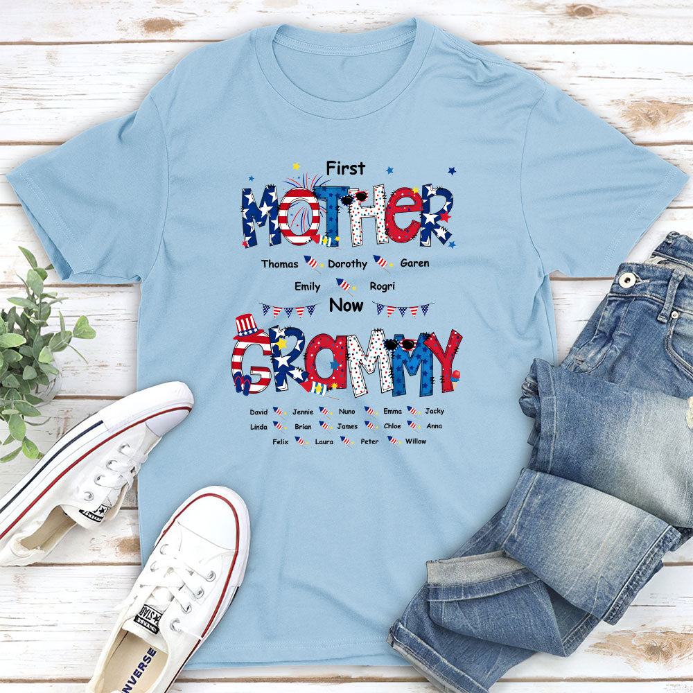 Happiness Is Being A Mom - Personalized Custom Unisex T-shirt
