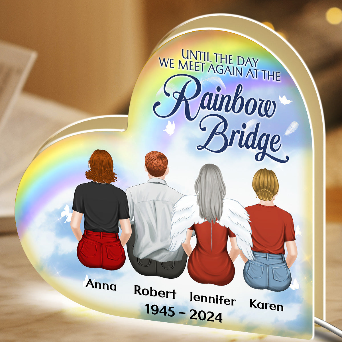 Rainbow Bridge - Personalized Custom Light Box