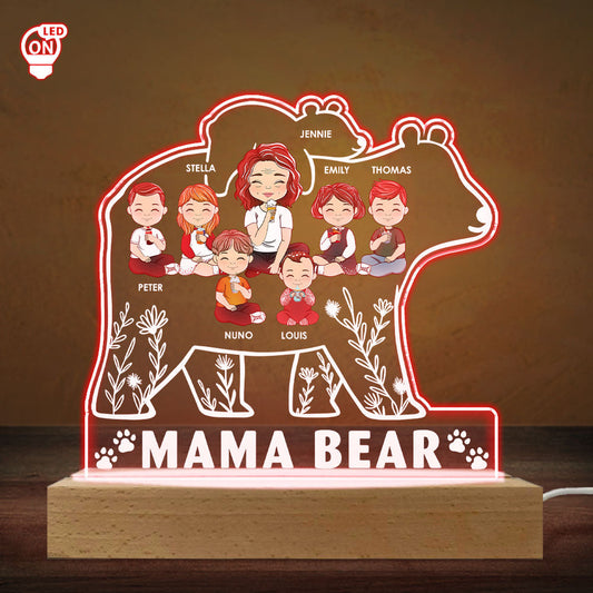 Mama Bear - Personalized Custom LED Light