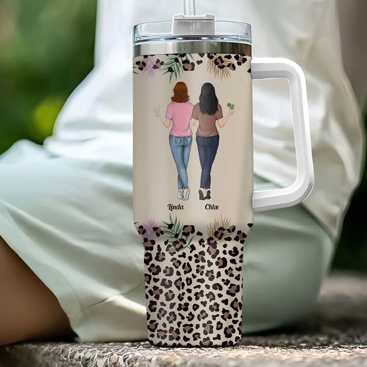 To My Badass Daughter - Personalized Custom 40 Oz Tumbler