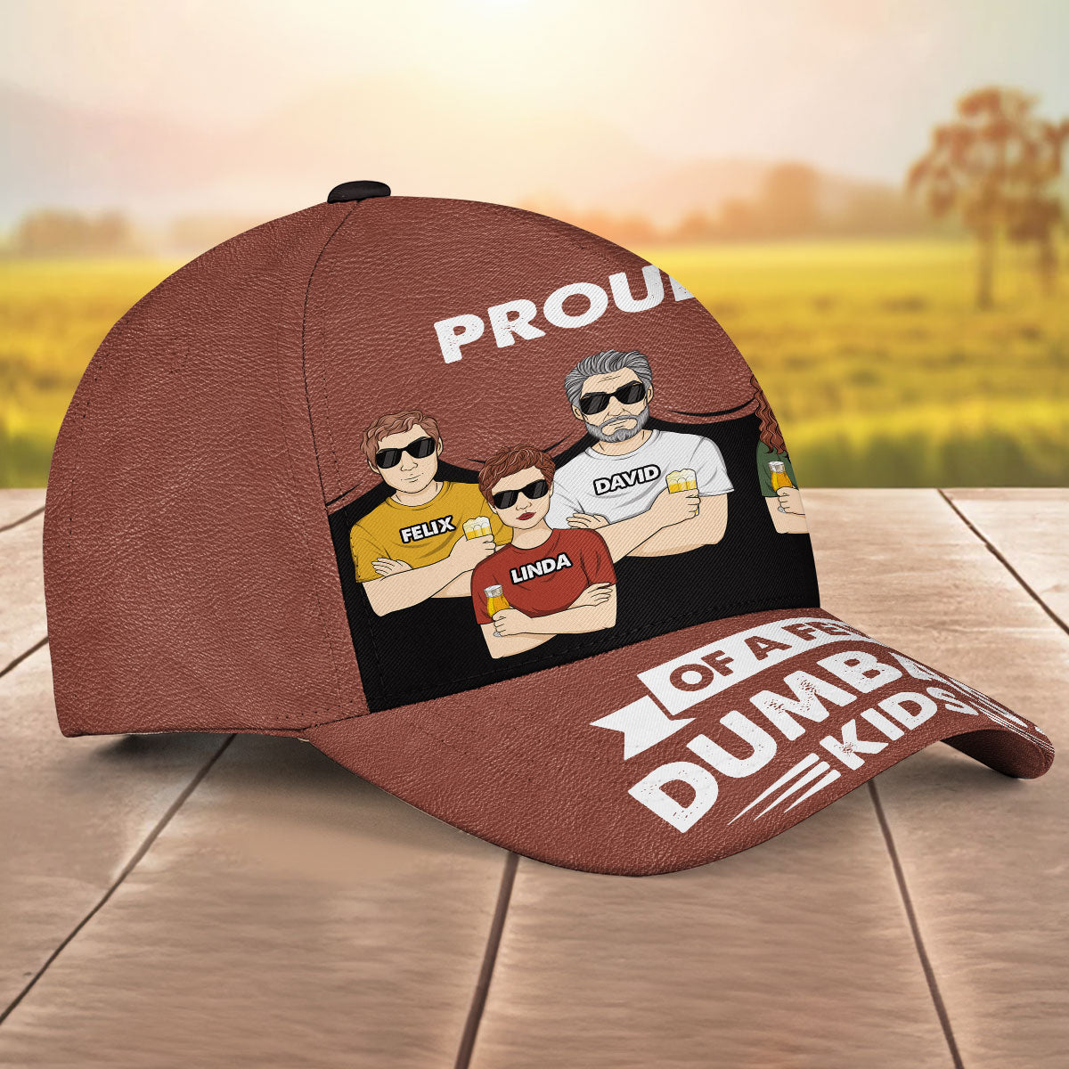 Proud Father - Personalized Classic Cap