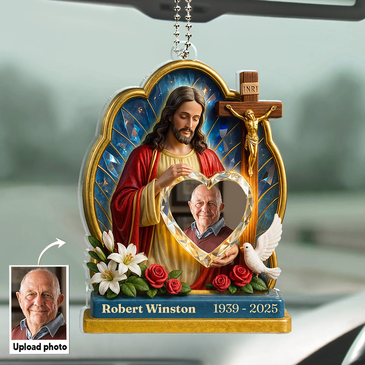 Guardian Of My Heart - Personalized Custom Car Ornament