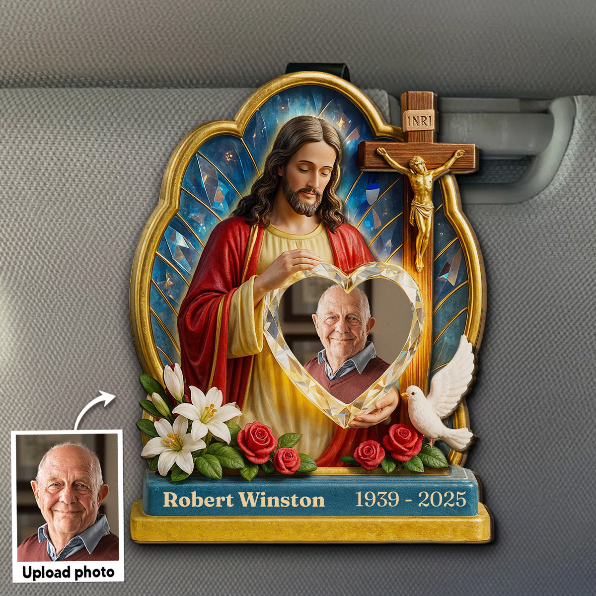Guardian Of My Heart - Personalized Custom Car Visor Clip