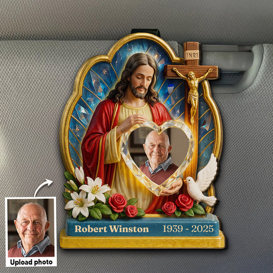 Guardian Of My Heart - Personalized Custom Car Visor Clip