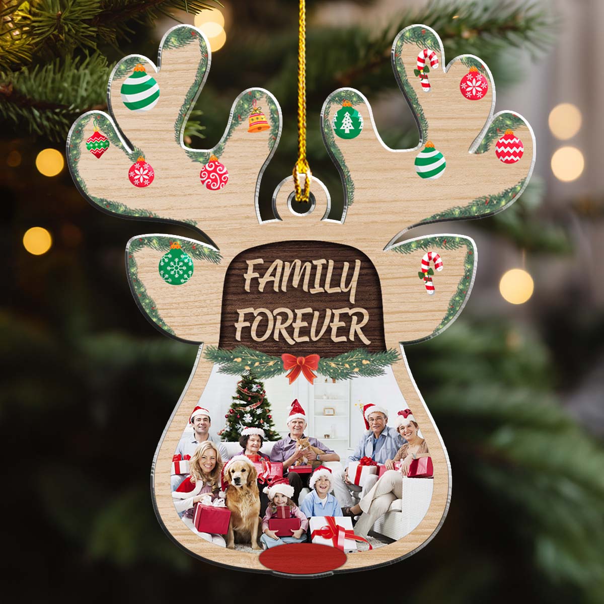 Cozy Holiday - Personalized Custom Acrylic Ornament
