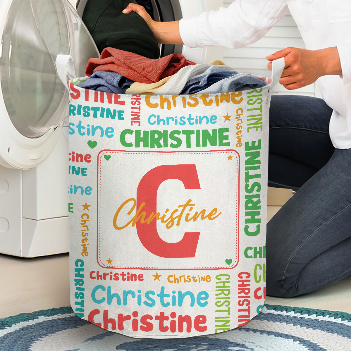 Color Burst - Personalized Custom Laundry Basket