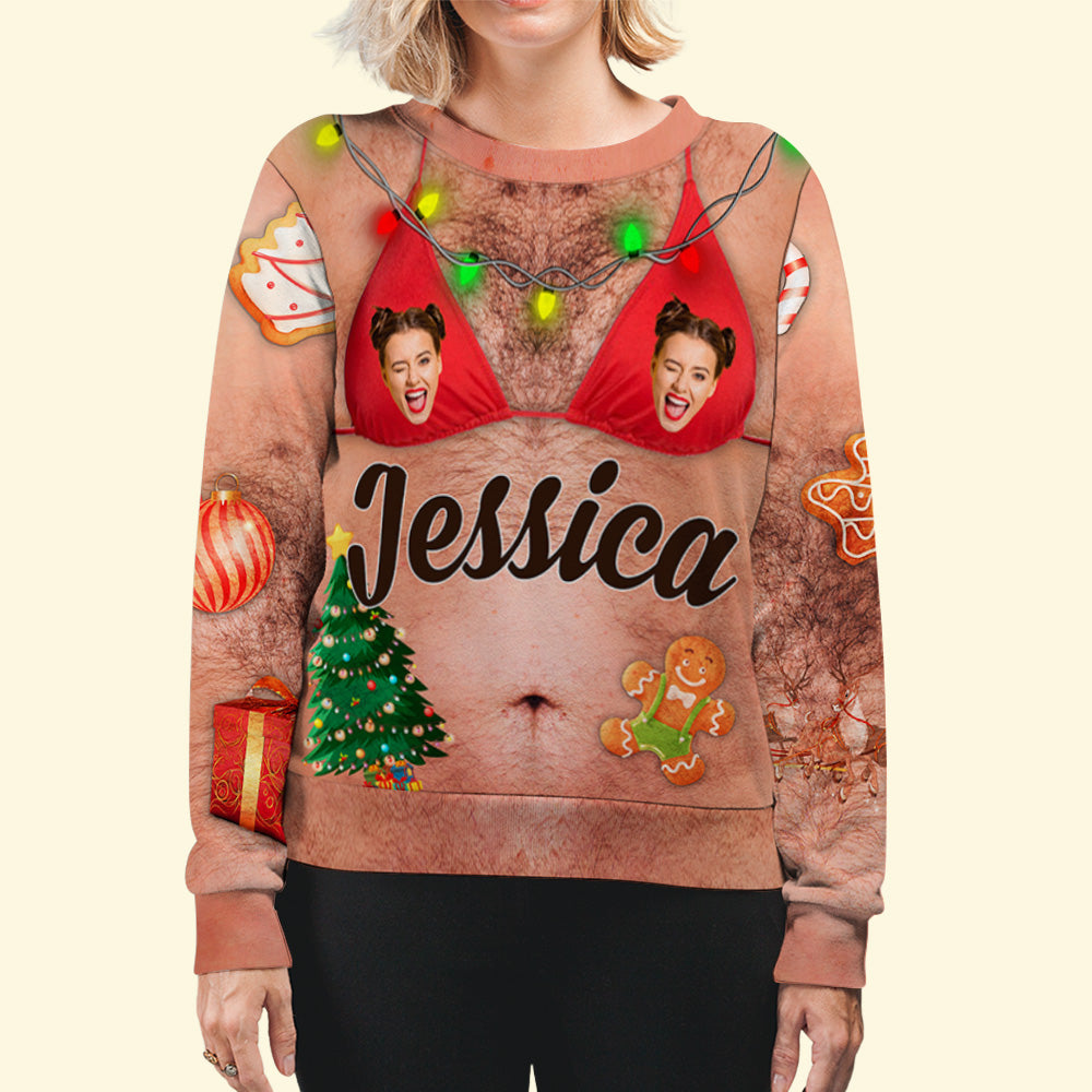 Jingle Bell - Personalized Custom All-Over-Print Sweatshirt