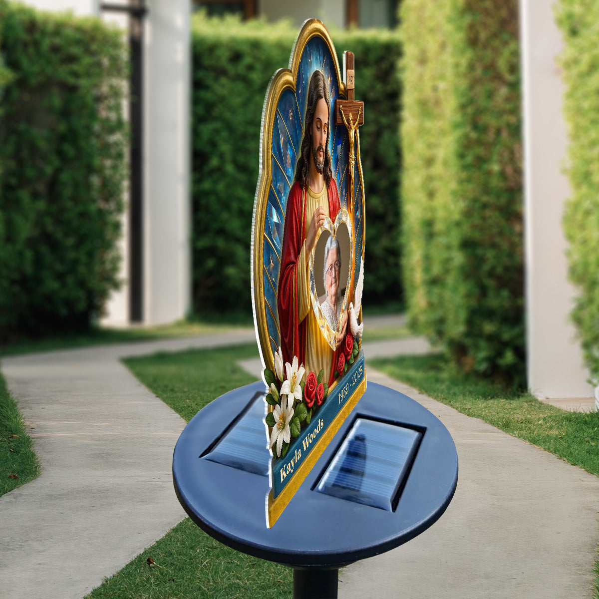 Guardian Of My Heart - Personalized Custom Solar Light