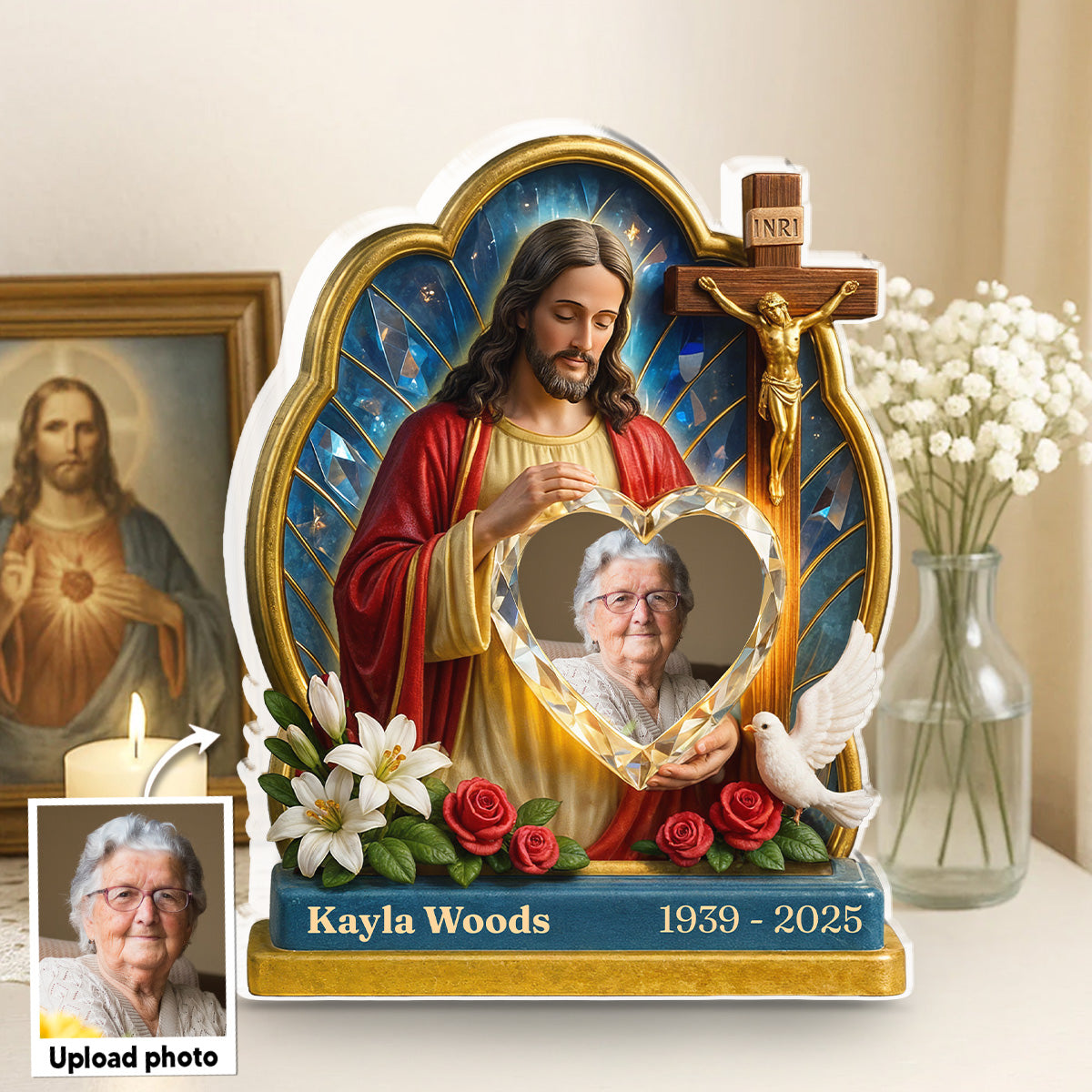 Guardian Of My Heart - Personalized Custom Acrylic Plaque