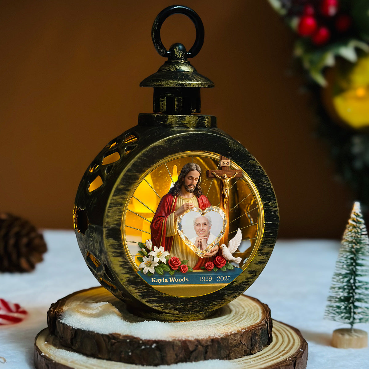 Guardian Of My Heart - Personalized Custom Christmas Lantern