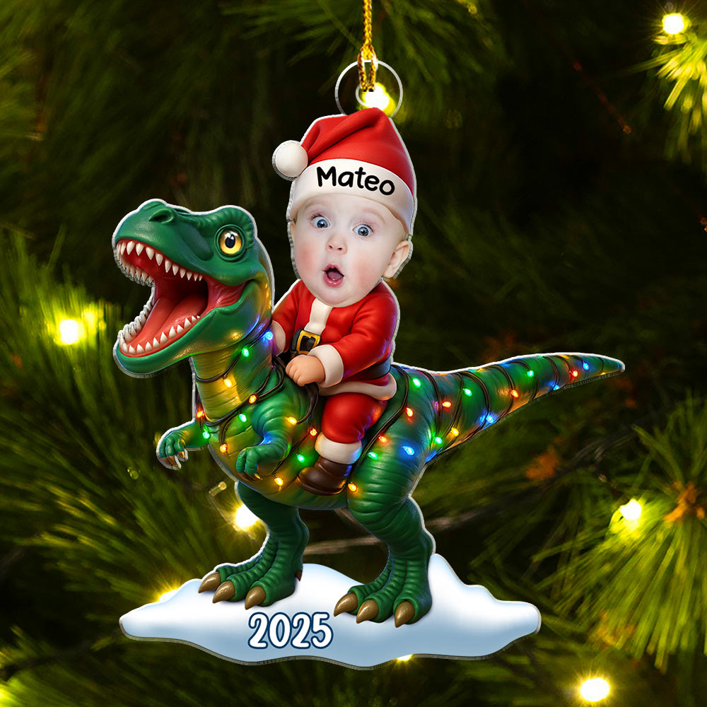 Baby Dinosaur - Personalized Custom Acrylic Ornament