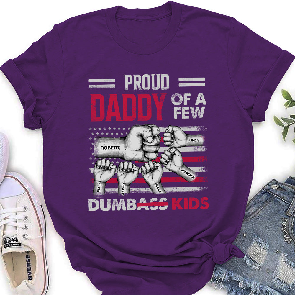 Proud Father Of Kids - Personalized Custom Shirt