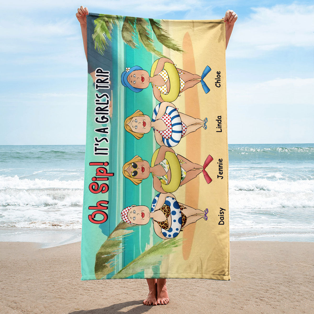 Cheaper Than Therapy - Personalized Custom Beach Towel
