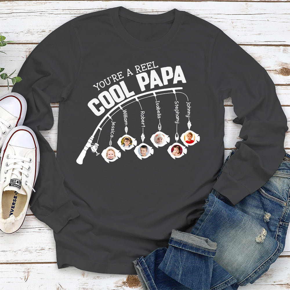 You Are A Reel Cool Grandpa - Personalized Custom Shirt