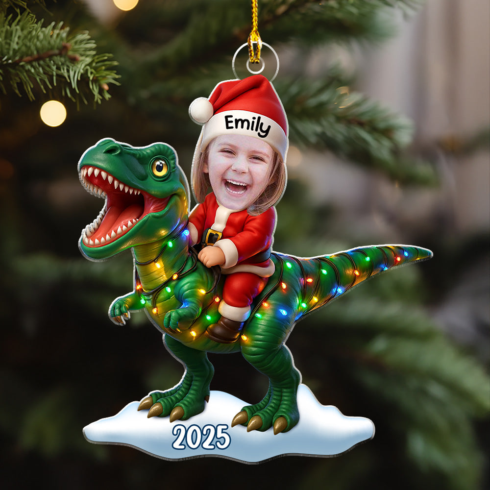 Baby Dinosaur - Personalized Custom Acrylic Ornament