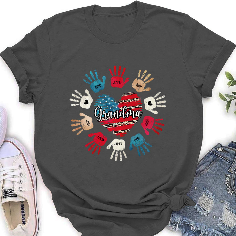 Heart And Hands - Personalized Custom Women's T-shirt