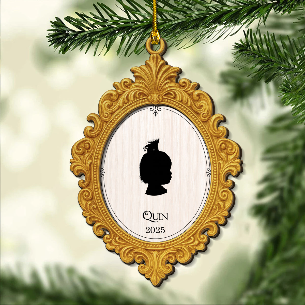 Custom Photo Baby Christmas 2025 - Personalized Custom 2-layered Wood Ornament